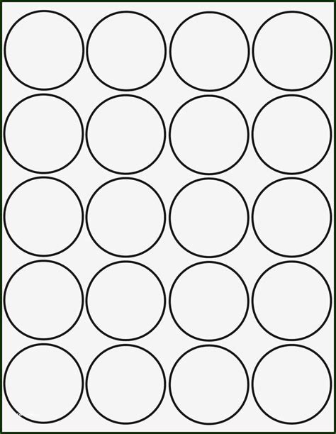 1 Inch Round Printable Labels
